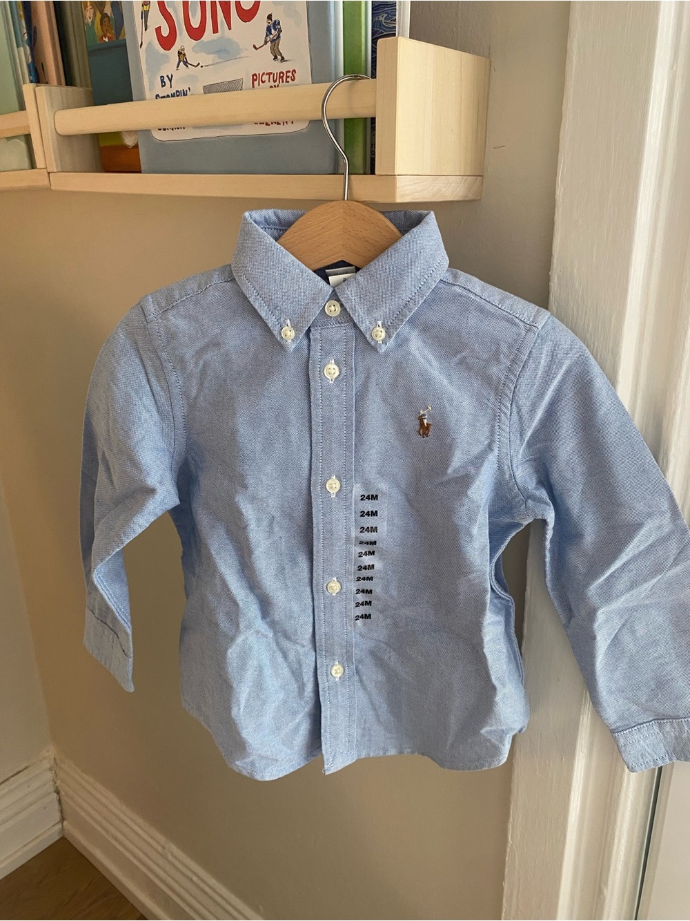 Ralph Lauren Light Blue Button-Down Oxford Shirt